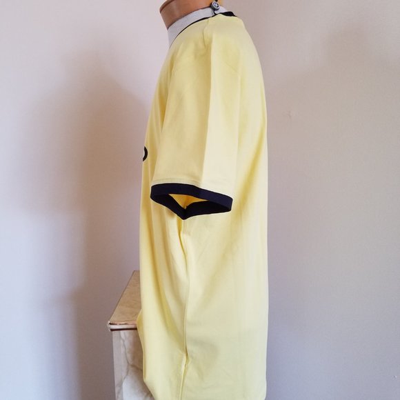 NWT Men's Impulso Yachting Club Yellow T-shirt Shirt Size 58/3XL - Picture 6 of 13